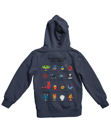 Top Notchy Marvelous Mr Men Back Printed Graphic Hoodie 8Ball